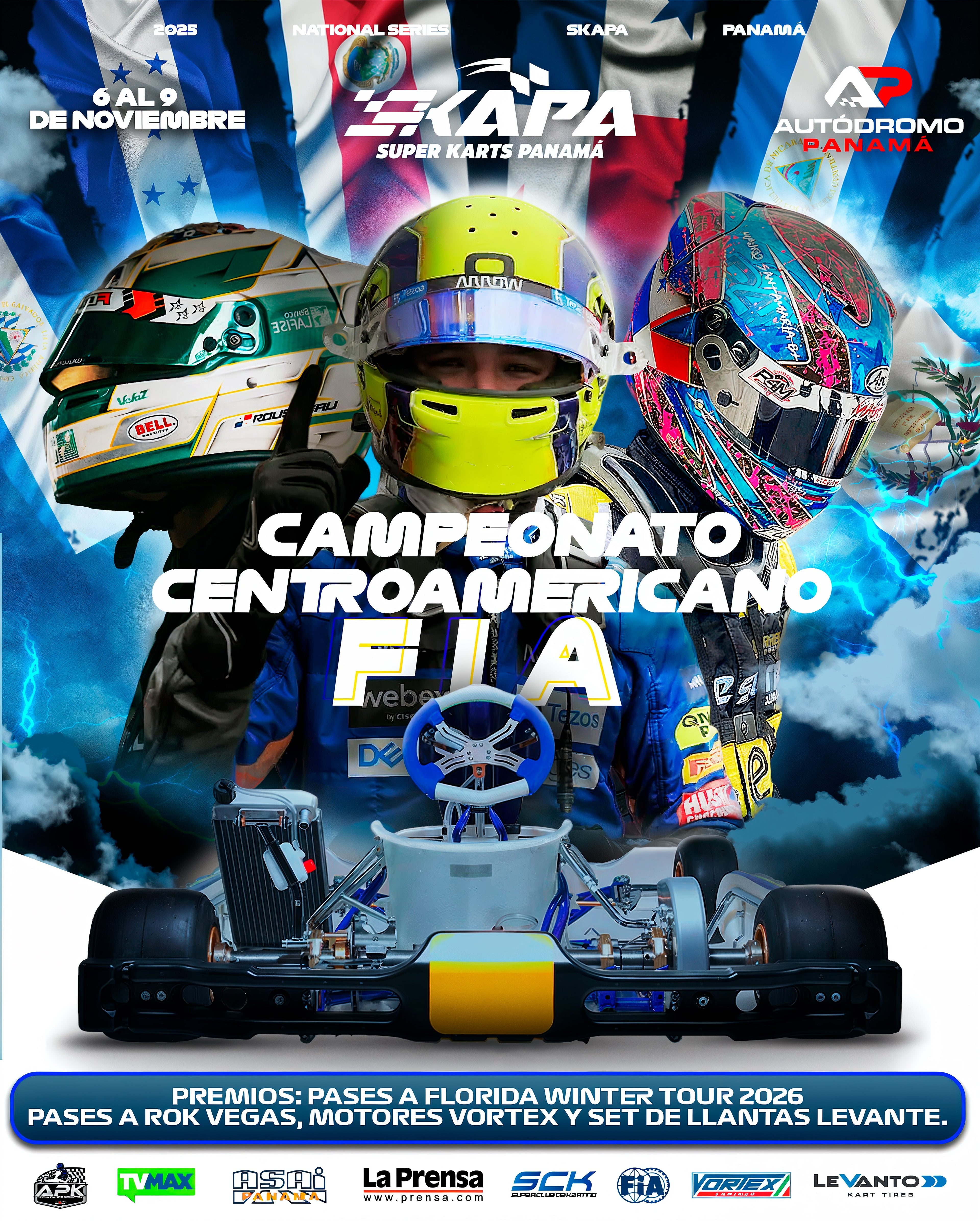 Tiquetera Campeonato Centroamericano FIA