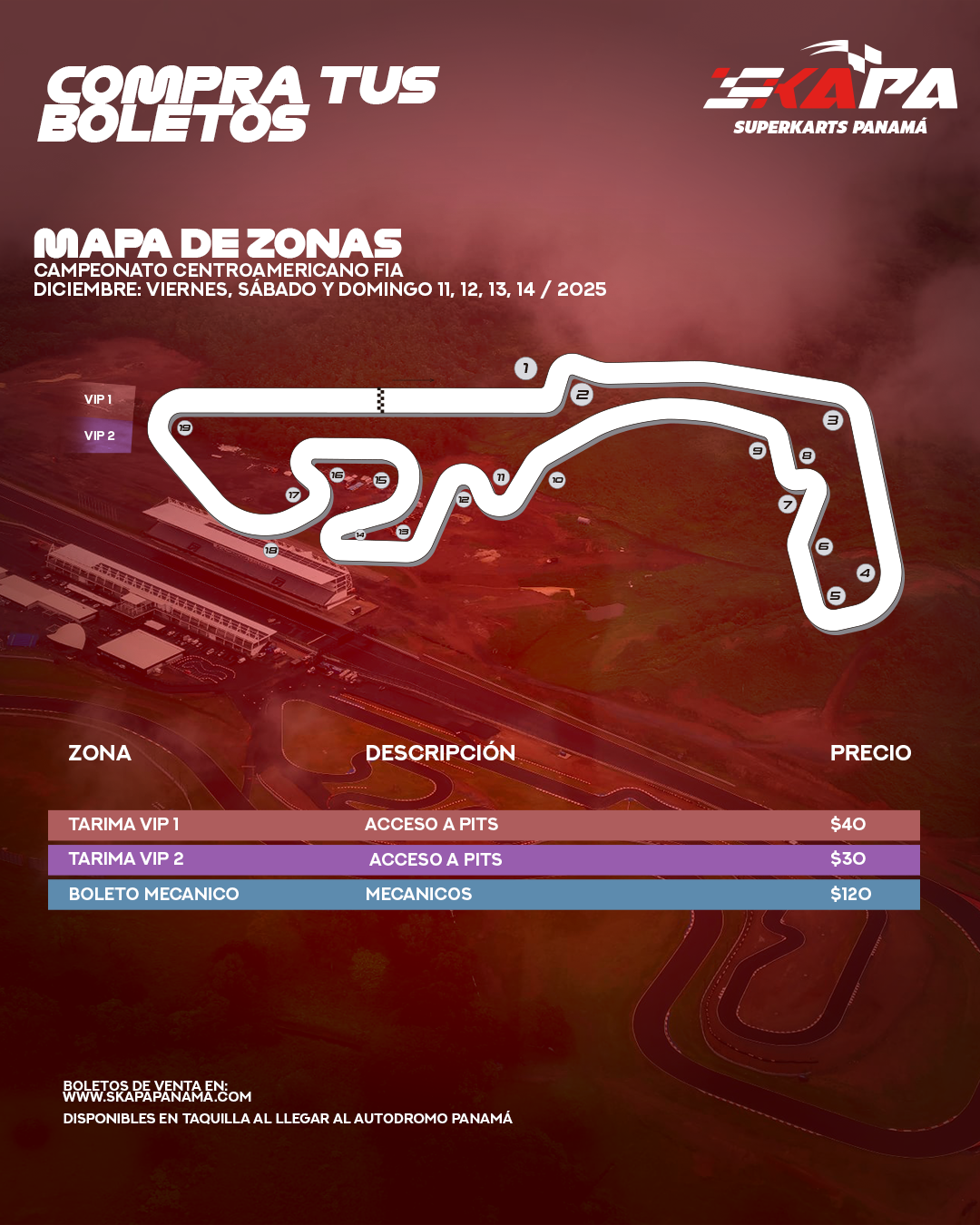 Tiquetera Centroamericano FIA/ National Series Round 5