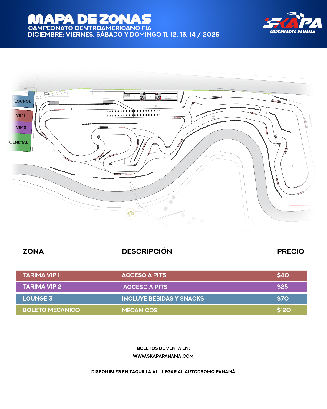 Tiquetera Centroamericano FIA/ National Series Round 5