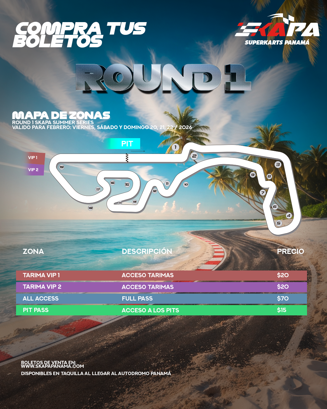 Tiquetera Skapa National Series Round 1